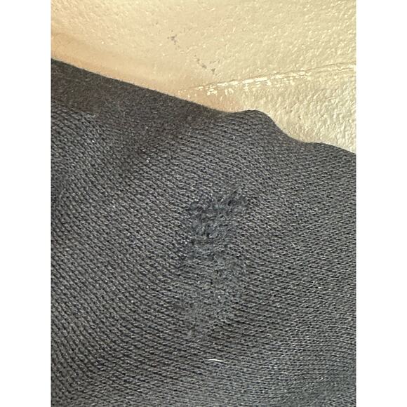 Vintage Capital Black Bermuda Anchor Long Sleeve Embroidered Sweatshirt Size XL - Picture 5 of 6